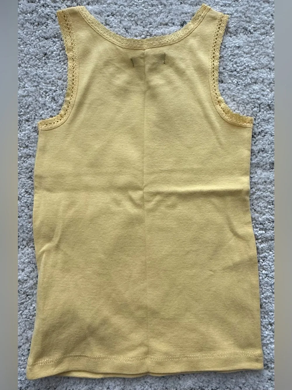 GAP kids girls yellow sleeveless tank top small 6 7 NWT